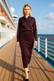 Women's Maxi Knit Skirt A-Line Fit Medium Thickness Plain Pattern Functional Durable Quality Stylish