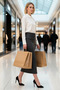 Women's A-Line Midi Skirt Soft Woven Regular Waist Functional Durable Quality Comfortable Stylish - 4