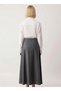 Women Maxi Skirt High Waist Plain Woven Functional Durable Quality Comfortable Aesthetic Sports - 6
