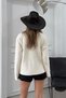 Women's Button Detailed Cardigan Ecru - 6