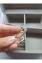 Zikon Stone-Set Needle Earrings Pair Large Size 4.5 cm - 4