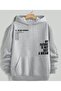 My Future Print Detailed Hooded Sweatshirt