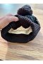 Protects from the Cold, Soft, Shiny, Iridescent, Double-Layered Knitwear with Fleece Lining Inside, Black Beanie - 2