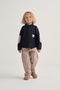 Unisex Children's Gabardine Shirt Navy Blue - 2