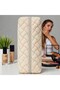 Makeup Supplies Bag, Quilted Mini Vanity Bag – Elegant Compact Form (20×8×8 cm) 1 Pc - 5