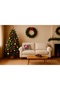 Digital Printed Love Heart Decorative Throw Pillow Case with Christmas Hat - 3