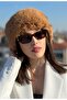 Women's Camel Plush Neck Gaiter Bandana – Winter Warm Soft Fabric - 2