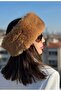 Women's Camel Plush Neck Gaiter Bandana – Winter Warm Soft Fabric - 3