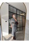 Stand-Up Collar Sweater Maxi Skirt Knitwear Set - 3