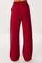 Very Soft Textured Thessaloniki Sweatpants Lub0063 Light Bordo - 5