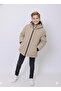 Children's Coat Hooded Boy's Coat with Reflector Detail - 2