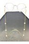Italian Chain Round Beaded Eyeglass Cord / Chain White - 3