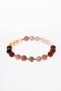 Certified Lal-Citrine-Sunstone Natural Stone Zircon Apparatus Bracelet Odt120 - 6