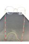 Row of Natural Ruby Gemstone Eyeglass Cord / Chain - 3