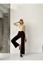 Chain High Waist Full Fit Loose Pants - 4