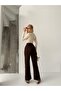 Chain High Waist Full Fit Loose Pants - 5