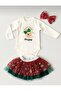 New Year/Christmas Concept Moon Tutu Skirted Bodysuit Set - 2