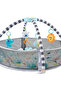 – Baby Ball Pit Activity Gym with Hanging Toys-Grey - 2