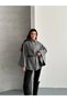 Asur Boutique Women's Imported Cashmere Belted Poncho Standard Size 36-40