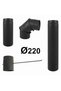 Fi220 flue pipe package, chimney connection - PRO