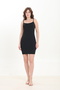 Women's Clothing Strap Sleeveless Stretch Fabric Dress - 2