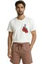 Red Boxing Glove Printed Minimalist Design Premium Men's T-Shirt