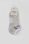 Girl's Booties Socks Love Themed Writing Printed 3-8 Years Old, Beige Melange - 2