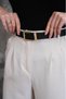 Gold Buckle Trouser Belt Shirt Belt Coat Belt Dress Belt Waist Belt - 3