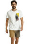 Abstract City Architecture and Sketch Art Printed Premium Cotton Men's T-Shirt - 5