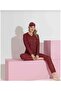 Mother Daughter Plaid Suede Pajama Set - 4