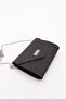 Black Snap Closure Detachable Chain Shoulder Strap Women's Cross Shoulder Bag 05Pc25K10609 - 4