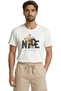 ''Nice to Meet You'' Written and Cute Plush Teddy Bear Printed Premium Men's T-Shirt