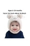 (6 Months-2 Years) Bear Ear Winter Knitted Girl/Boy Beanie Hat - 2