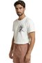 Crowned and Hearted Sparrow Minimalist Sketch Printed Premium Men's T-Shirt - 2