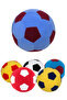 Plush Football Ball Maroon-Blue Soft Plush Ball 20X20Cm - 2