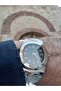 Pate Model Steel Strap Men's Wristwatch - Silver Case - Silver Color Strap - Black Color Dial - 3