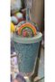 Illuminated Model Fancy Lid Plastic Cup with Straw 470ml Ad63626