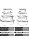 8 Pack Glass Meal Prep Containers with Leak Proof Locking Lids - 2