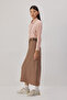 Tweed Skirt with Elastic Waistband - 5