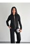 Women's Modal Fabric Zip-Up Relaxed Fit Tracksuit Set - 4
