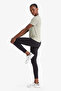 F6256Axbk81 Black Defactofit Waist-Hugging Sports Leggings