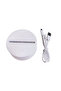 Christmas Gifts 3D LED Table Top Decorative Night Light (Decorative Display -Tricolour) (Santa) - 3