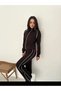Women's Piped Comfortable Fit Zip-Up Tracksuit Set - 3