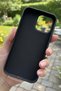 حافظة متوافقة مع هاتف iPhone 16 Pro بتصميم شبكة العنكبوت على شكل قلب مطبوع باللون الأسود - 2