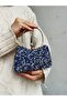 women's large stone evening bag - 7