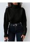Women's Thessaloniki Baklava Patterned Women's Premium High Neck Sweater - 2