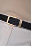 Square Buckle Women's Belt, Jacket Belt, Trouser Belt. - 2