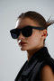Unisex Black Matte Bone Polarized Sunglasses - 4