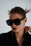 Unisex Black Matte Bone Polarized Sunglasses - 2