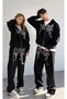Revenge Taşlı Oversized Premium Zipp Hoodie - 2
